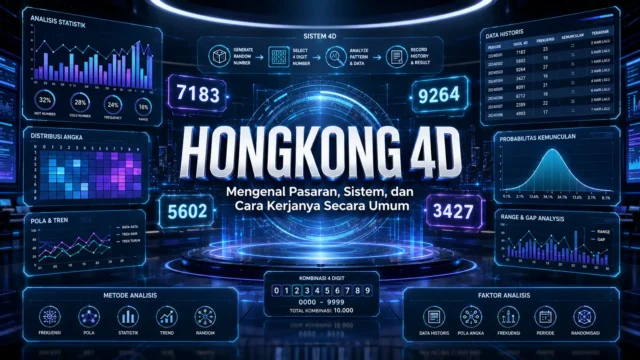 Hongkong 4D, Mengenal Pasaran Sistem dan Cara Kerjanya Secara Umum Hongkong 4D